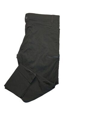 Wrangler Outdoor Pants | Men’s 38x30 | Charcoal/Green Performance Utility Pants